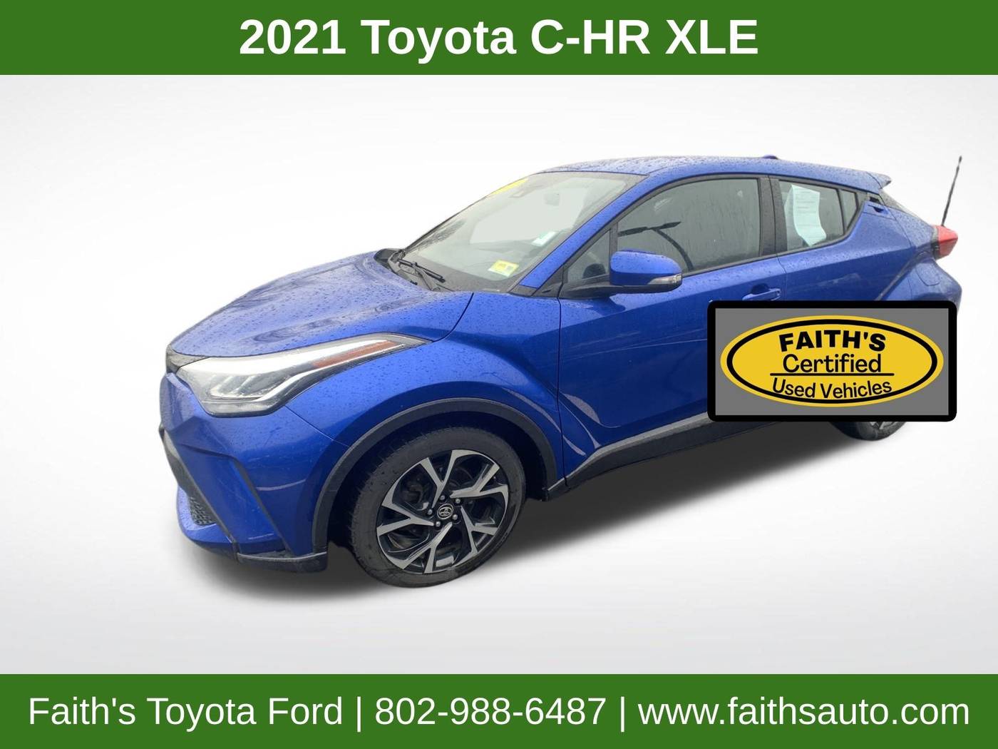 2021 Toyota C-HR XLE — SUV — 59,877 mi — Westminster, VT