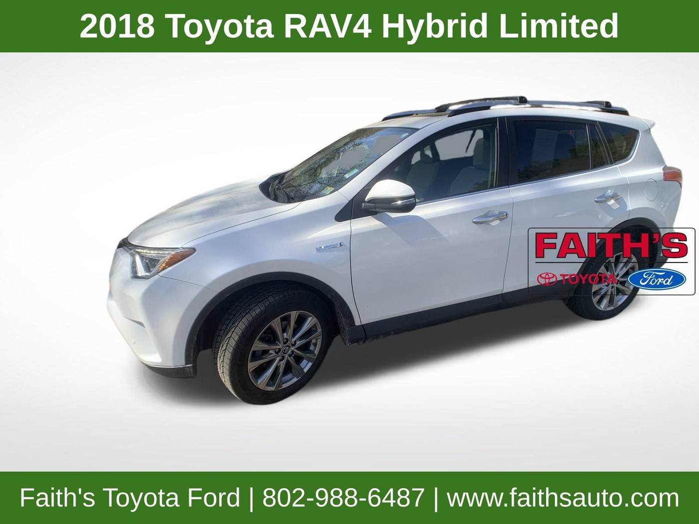 2018 Toyota RAV4 Hybrid Limited — SUV — 67,406 mi — Westminster, VT