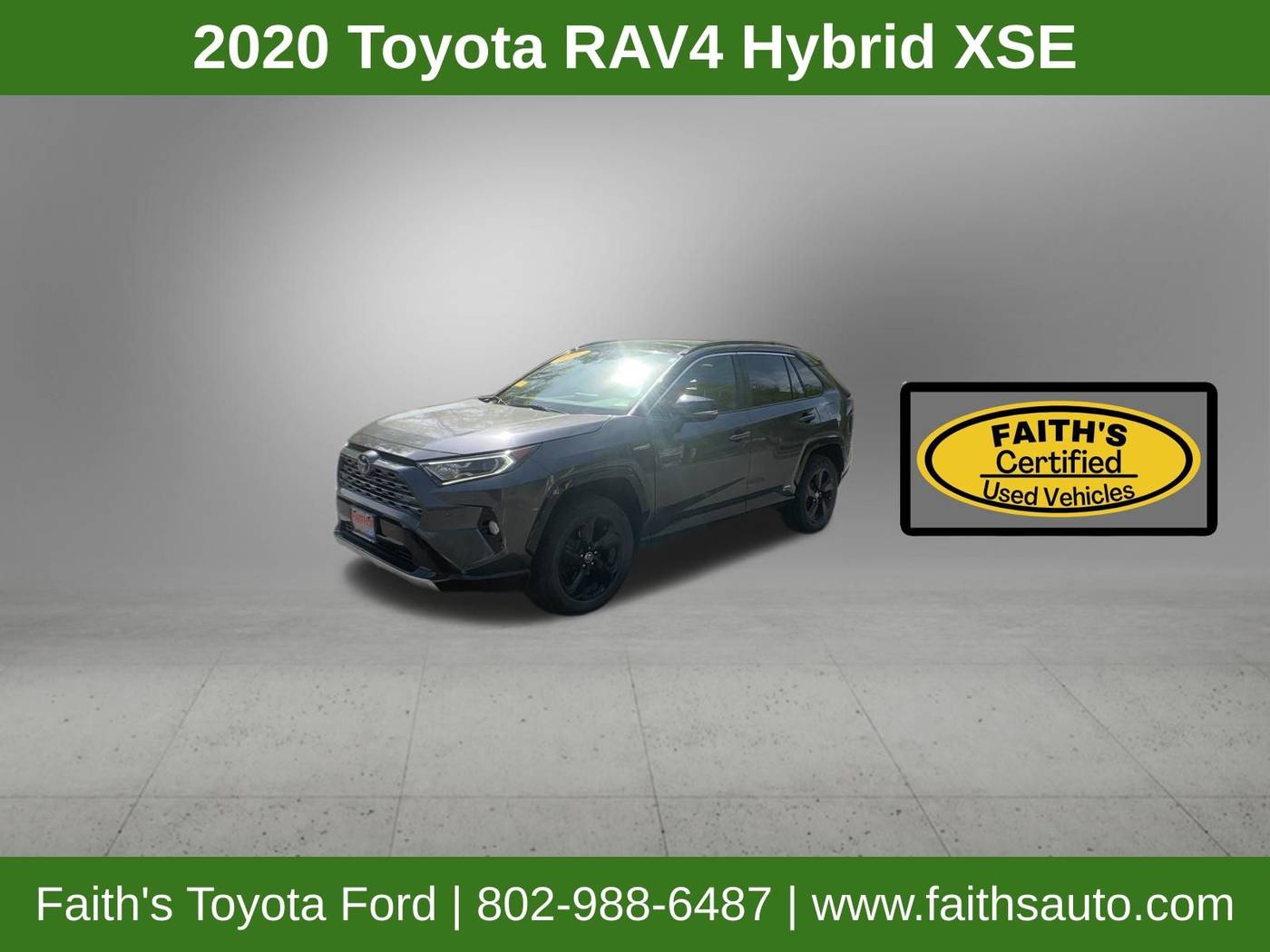 2020 Toyota RAV4 Hybrid XSE — SUV — 59,459 mi — Westminster, VT