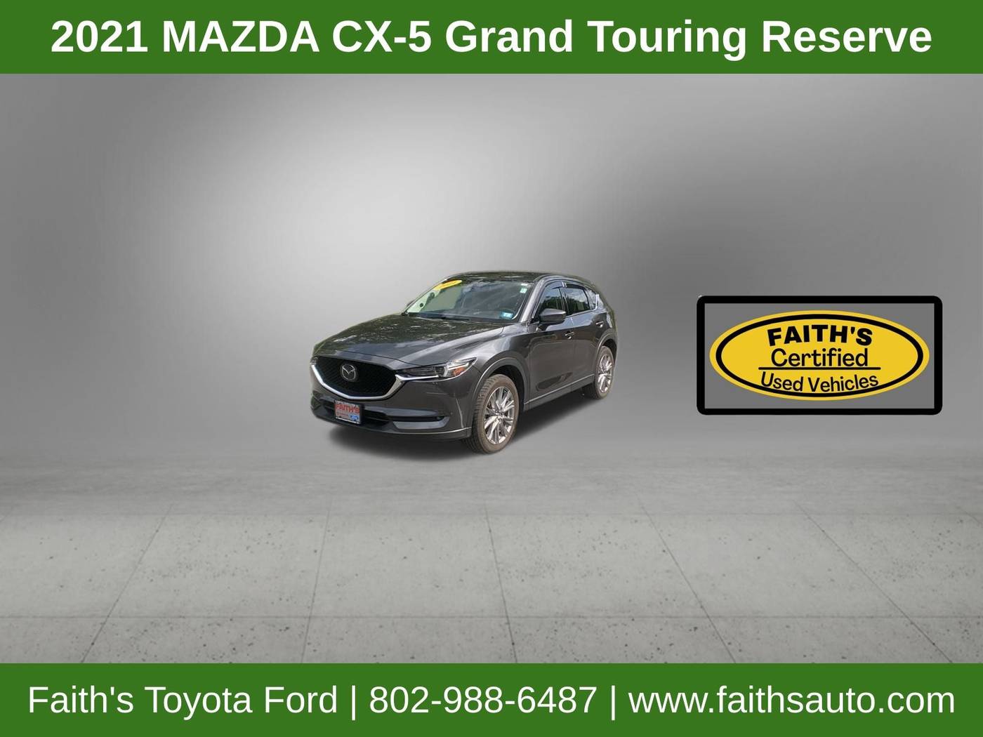 2021 Mazda CX-5 Grand Touring Reserve — SUV — 41,164 mi — Westminster, VT