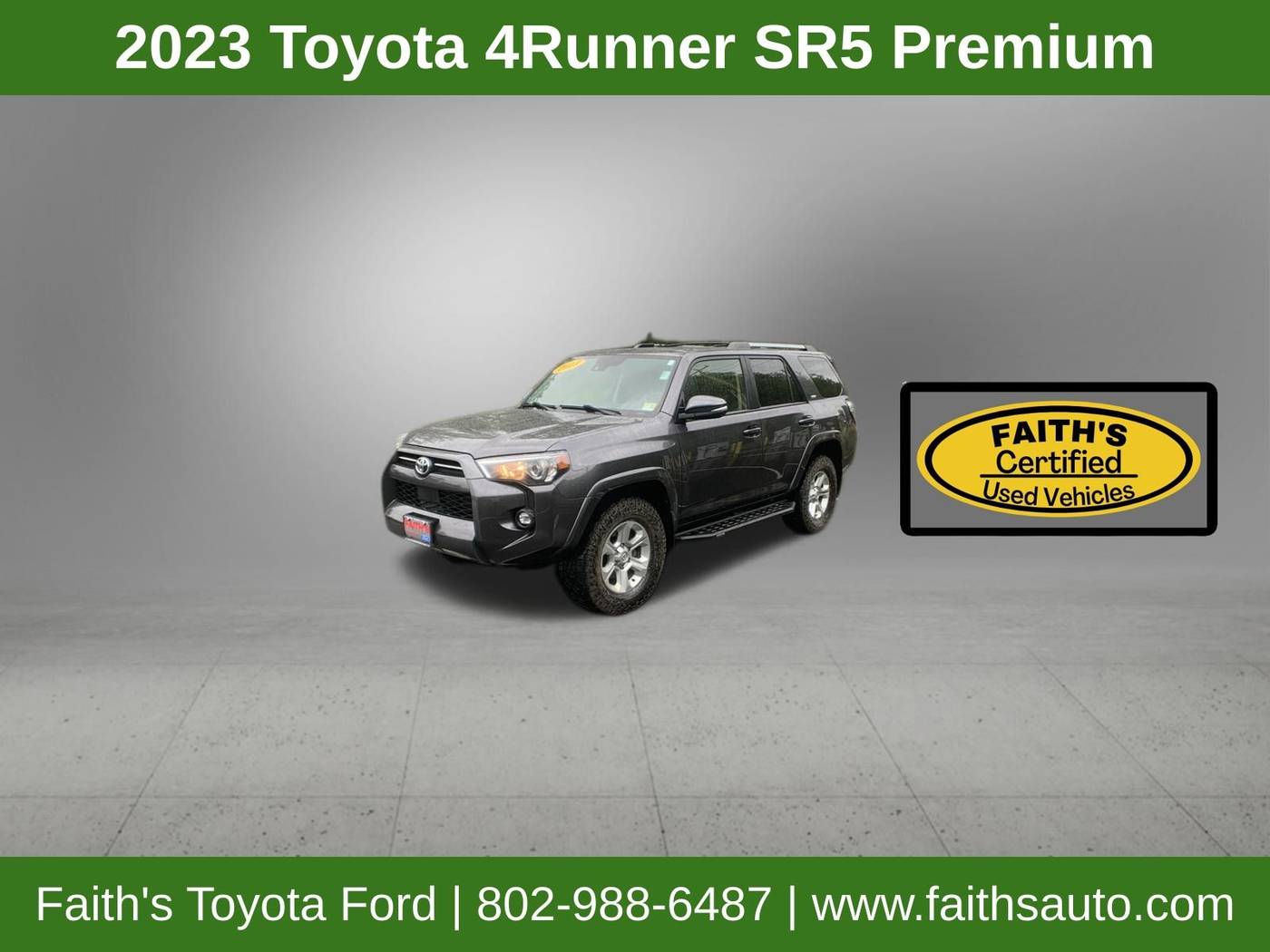 2023 Toyota 4Runner SR5 Premium — SUV — 33,115 mi — Westminster, VT
