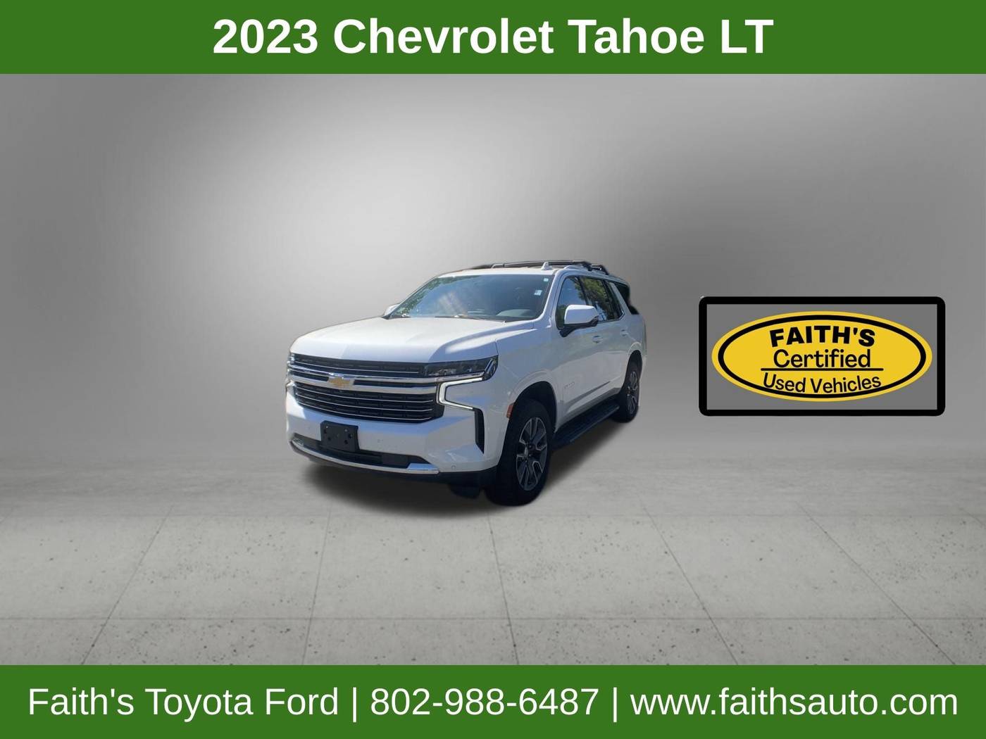 2023 Chevrolet Tahoe LT — SUV — 69,491 mi — Westminster, VT