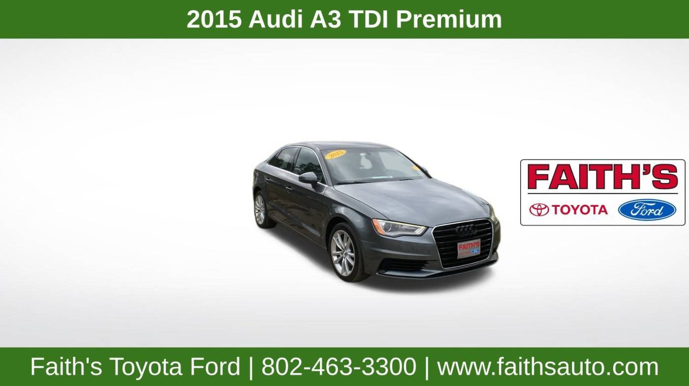 2015 Audi A3 Premium — Sedan — 69,259 mi — Westminster, VT