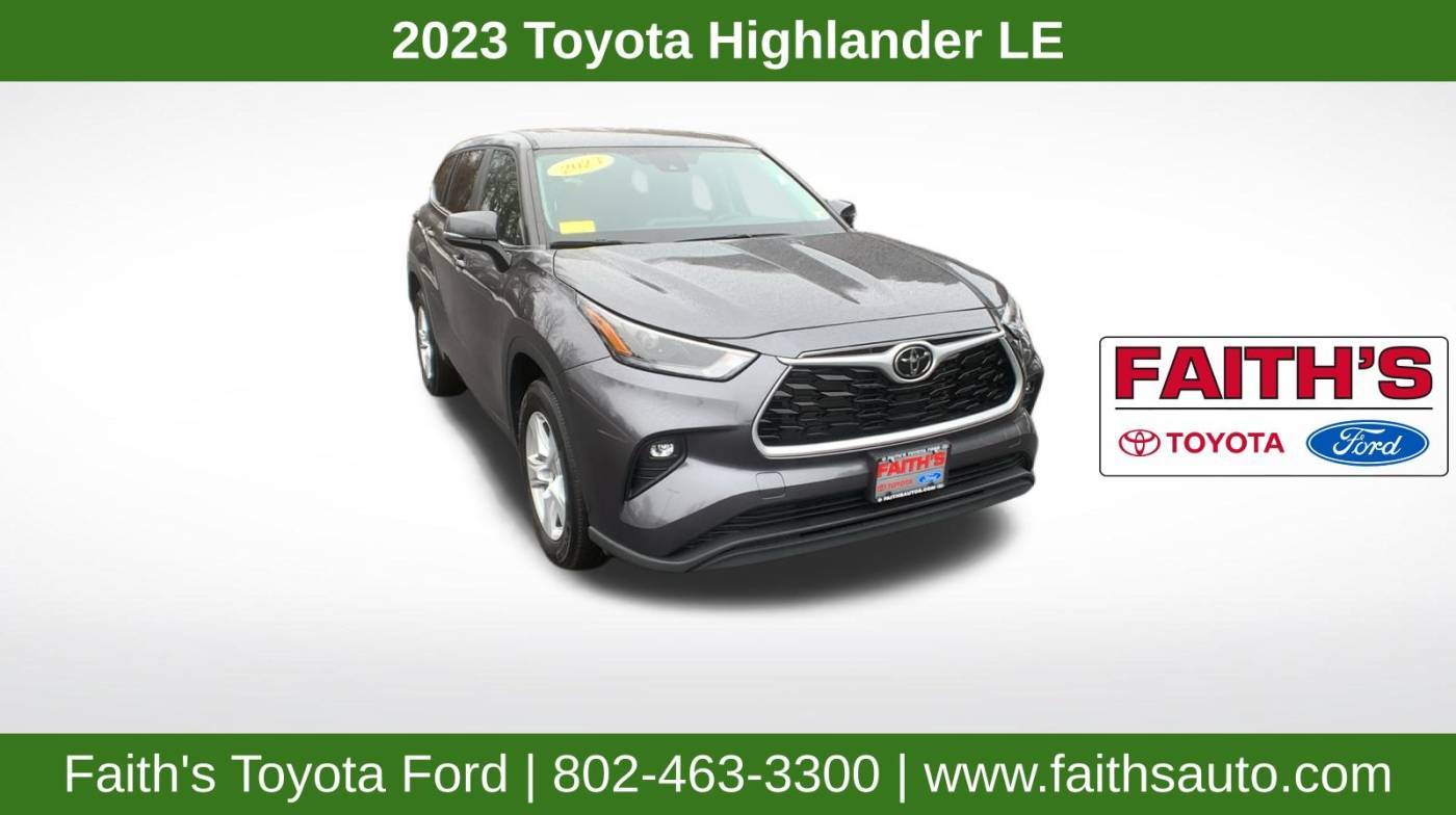 2023 Toyota Highlander LE — SUV — 17,089 mi — Westminster, VT