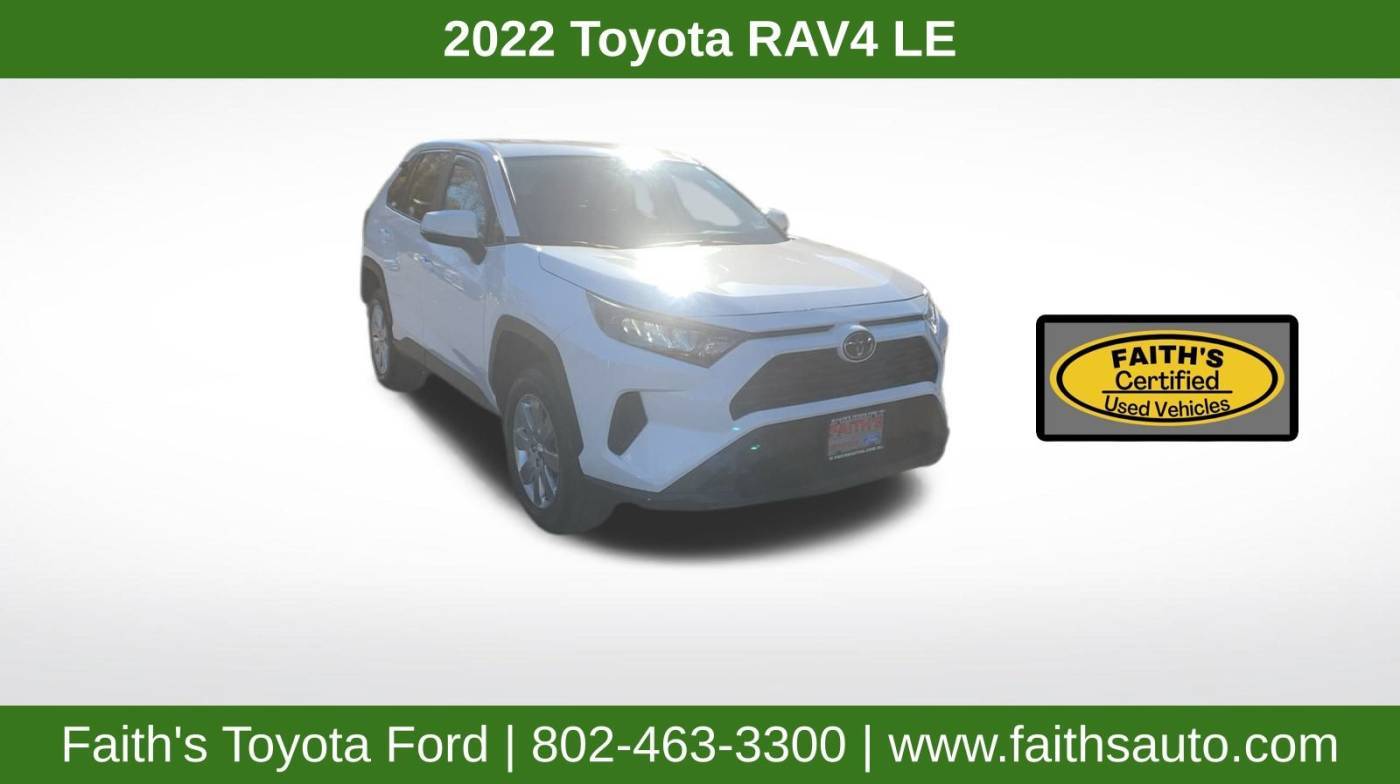 2022 Toyota RAV4 LE — SUV — 25,960 mi — Westminster, VT