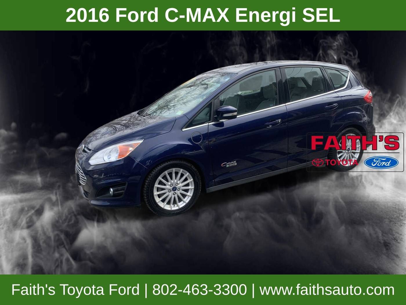 2016 Ford C-Max Energi SEL — Hatchback — 64,919 mi — Westminster, VT