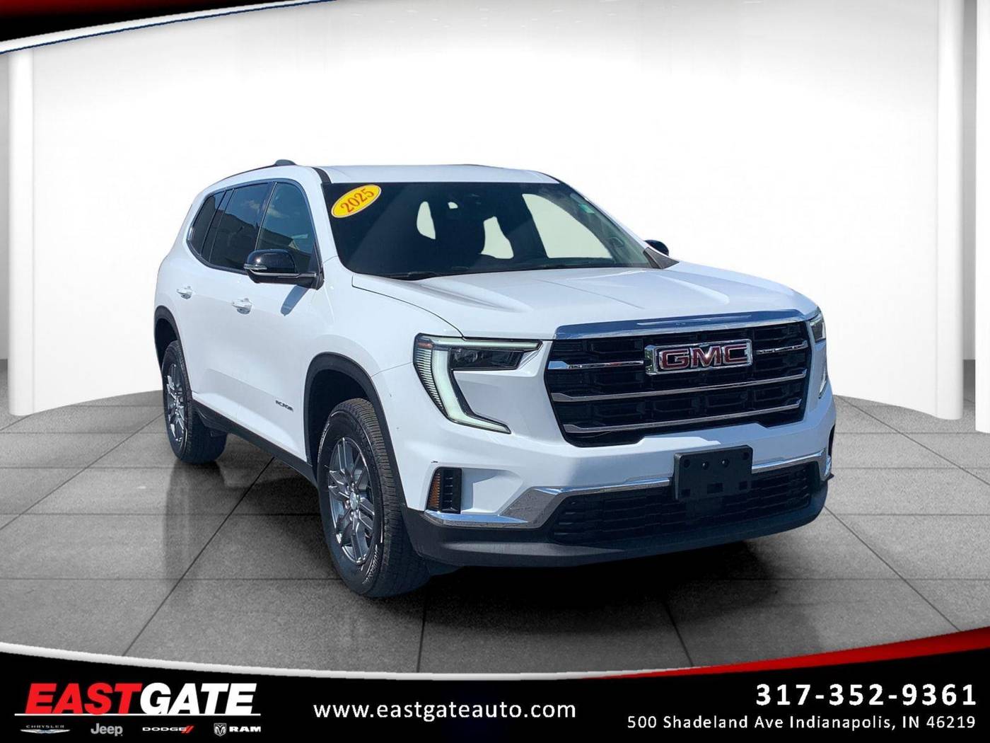 2025 GMC Acadia Elevation — SUV — 10,966 mi — Indianapolis, IN