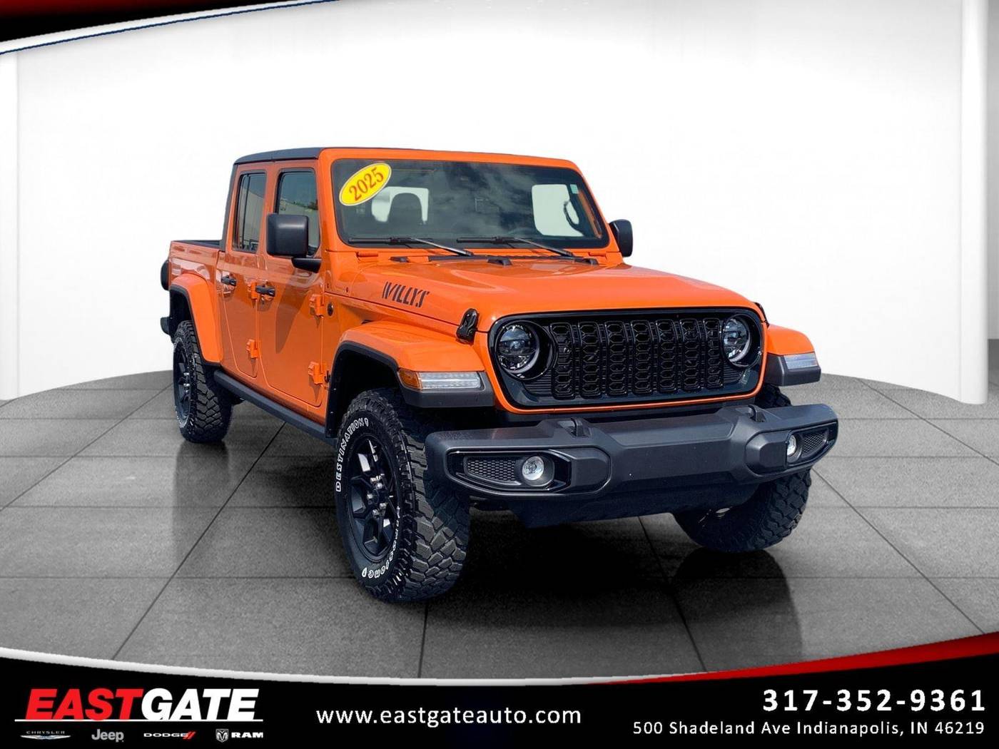 2025 Jeep Gladiator Willys — Pickup Truck — 5,730 mi — Indianapolis, IN