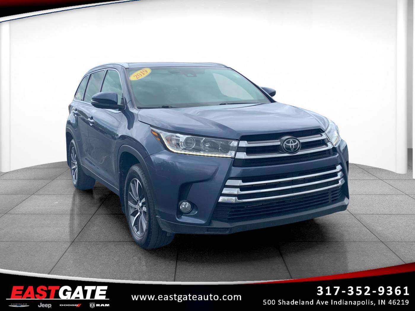 2019 Toyota Highlander XLE — SUV — 65,971 mi — Indianapolis, IN