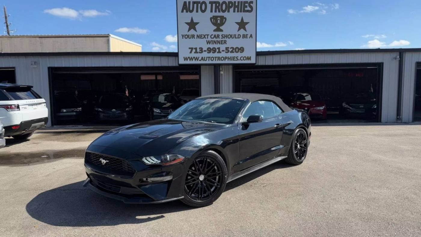 2019 Ford Mustang EcoBoost Premium — Convertible — 95,606 mi — Houston, TX