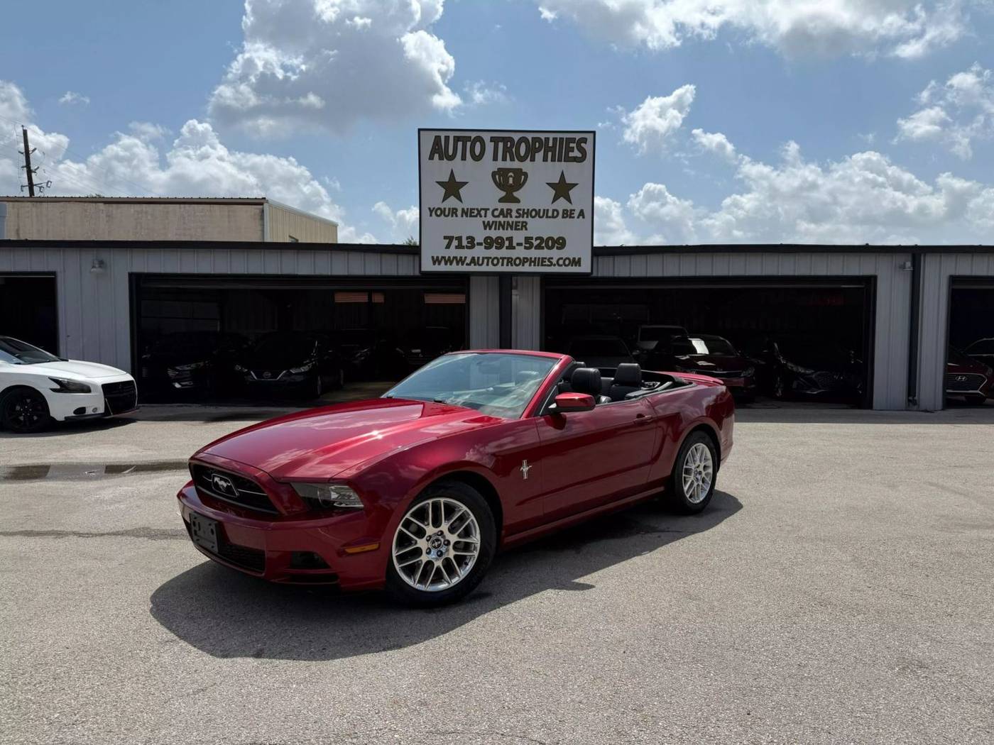 2014 Ford Mustang V6 Premium — Convertible — 60,383 mi — Houston, TX