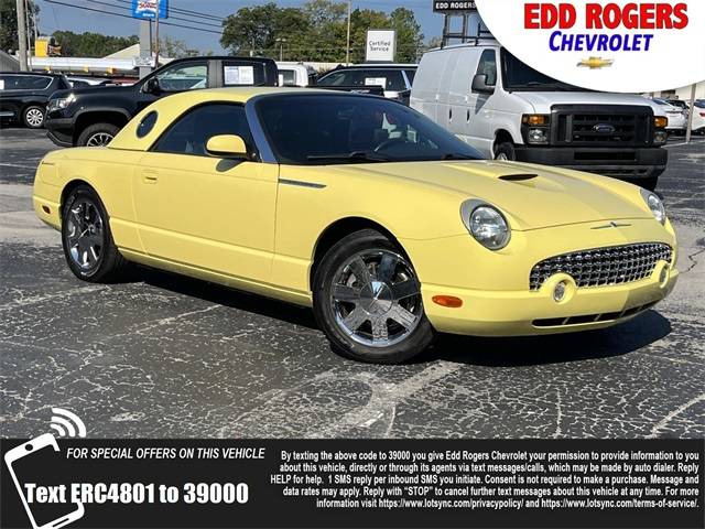 2002 Ford Thunderbird Deluxe — Convertible — 24,577 mi — Sparta, TN
