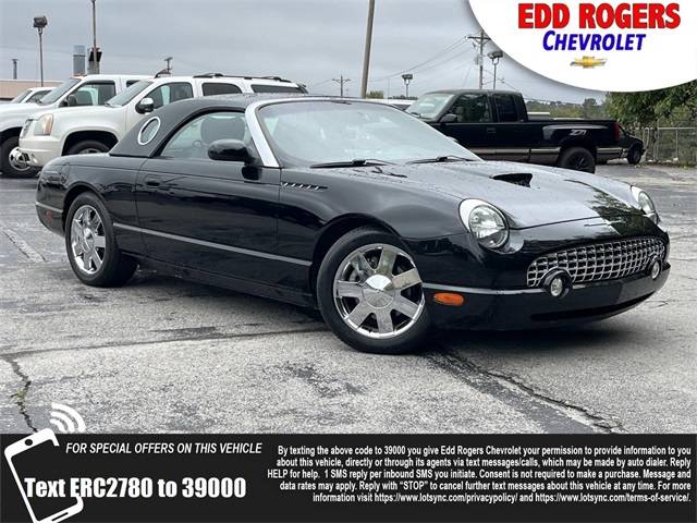 2002 Ford Thunderbird Deluxe — Convertible — 42,672 mi — Sparta, TN