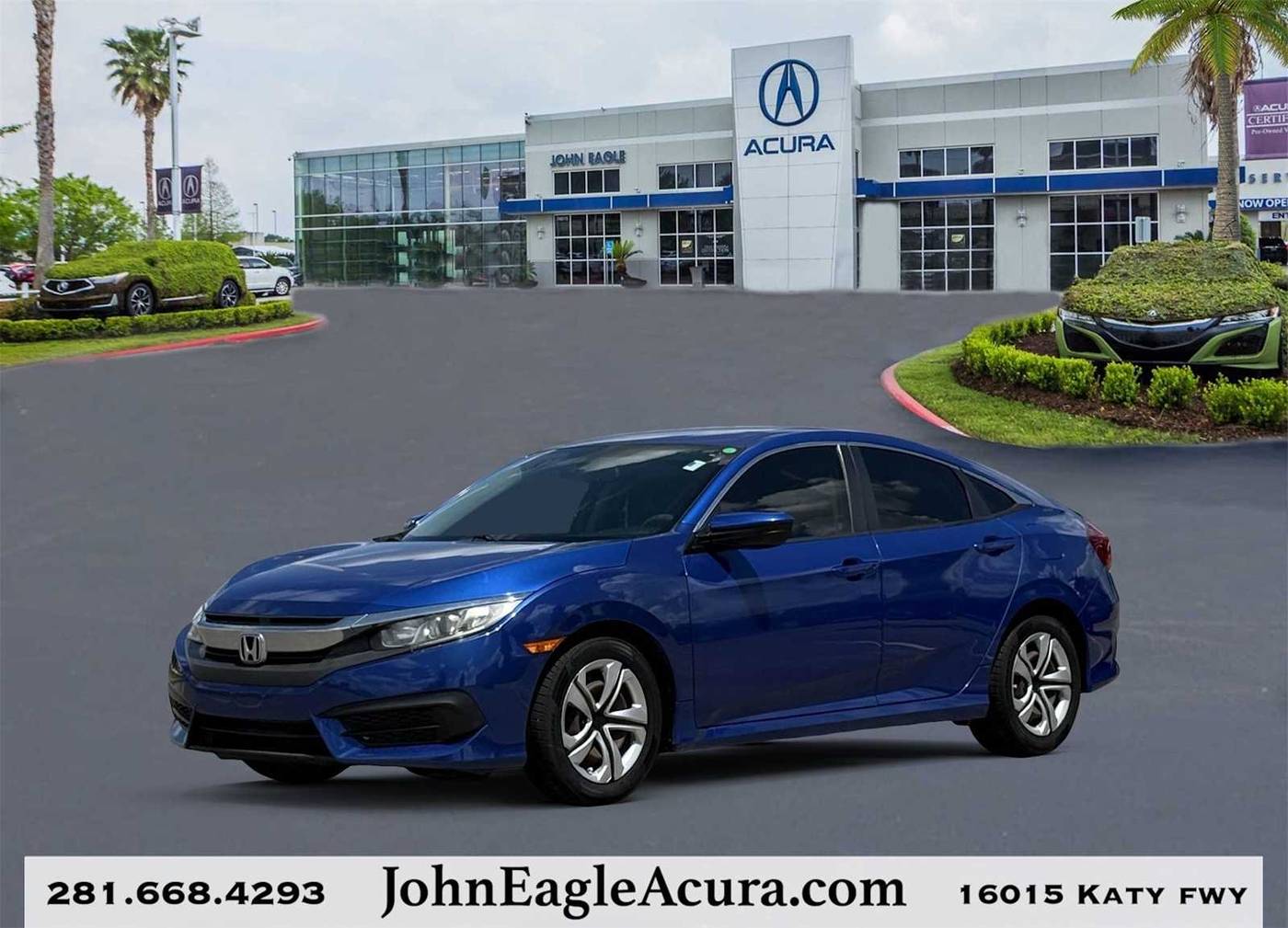 2016 Honda Civic LX — Sedan — 91,076 mi — Houston, TX