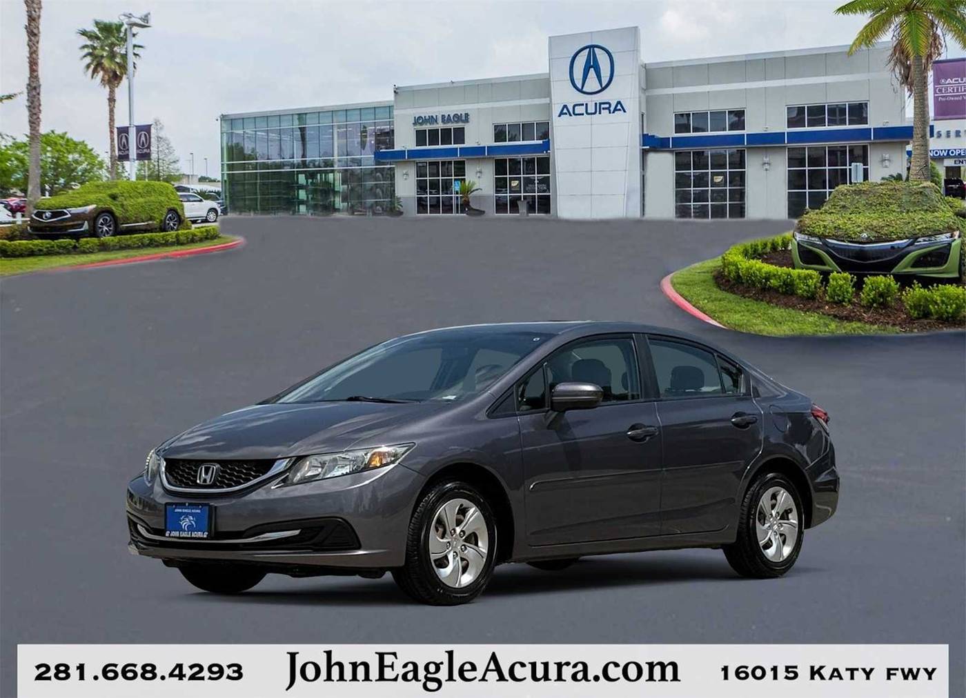 2015 Honda Civic LX — Sedan — 98,677 mi — Houston, TX