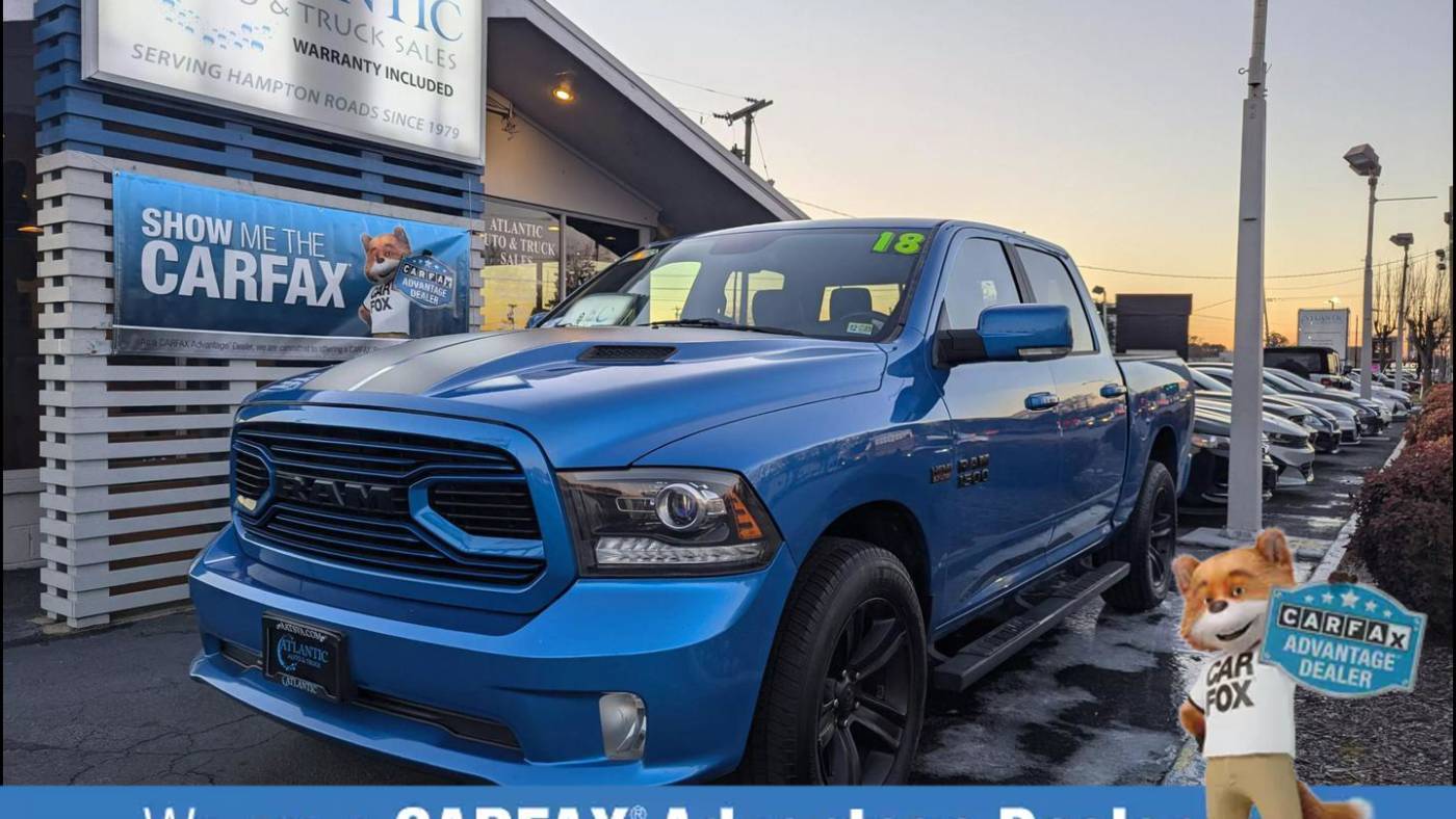 2018 Ram 1500 Sport — Pickup Truck — 111,185 mi — Virginia Beach, VA