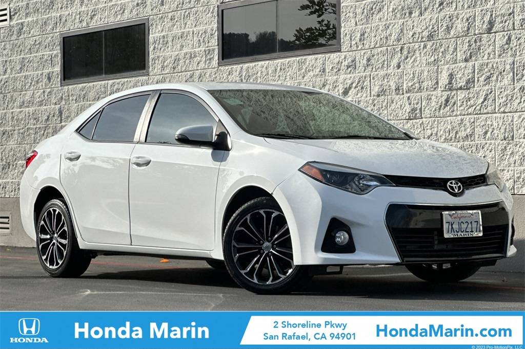 2015 Toyota Corolla S — Sedan — 62,820 mi — San Rafael, CA