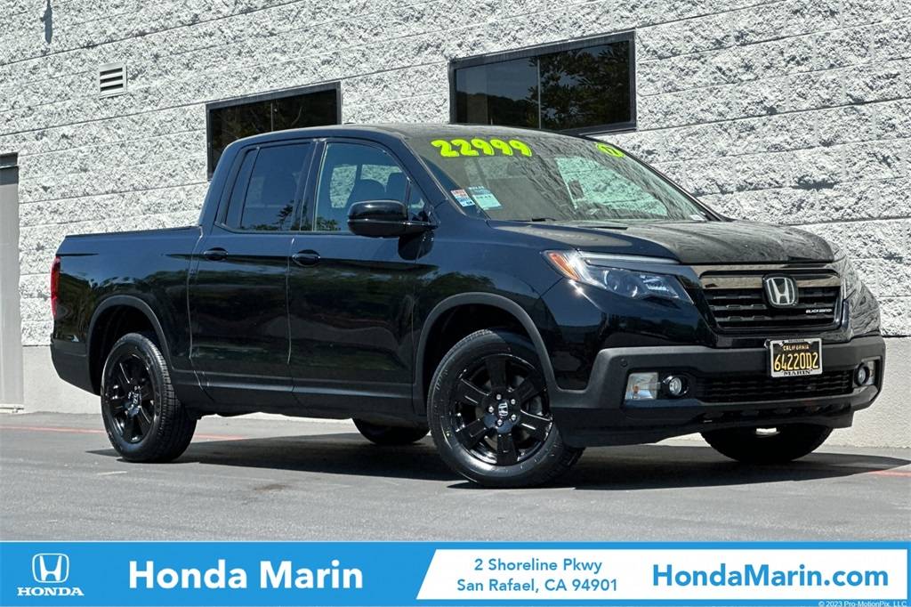 2017 Honda Ridgeline Black Edition — Pickup Truck — 103,700 mi — San Rafael, CA