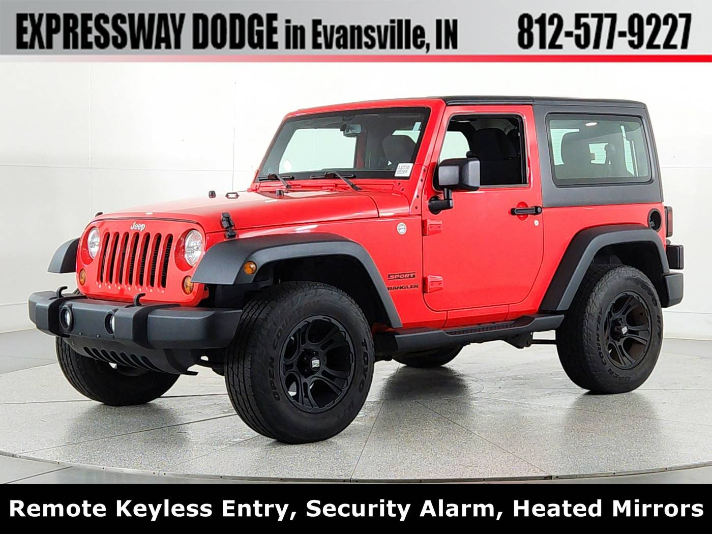 2013 Jeep Wrangler Sport — SUV — 62,337 mi — Evansville, IN