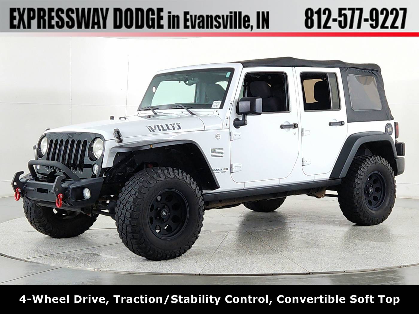 2014 Jeep Wrangler Willys Wheeler — SUV — 86,577 mi — Evansville, IN