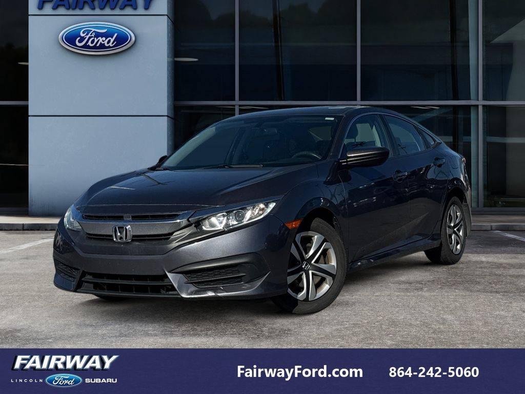 2018 Honda Civic LX — Sedan — 56,365 mi — Greenville, SC