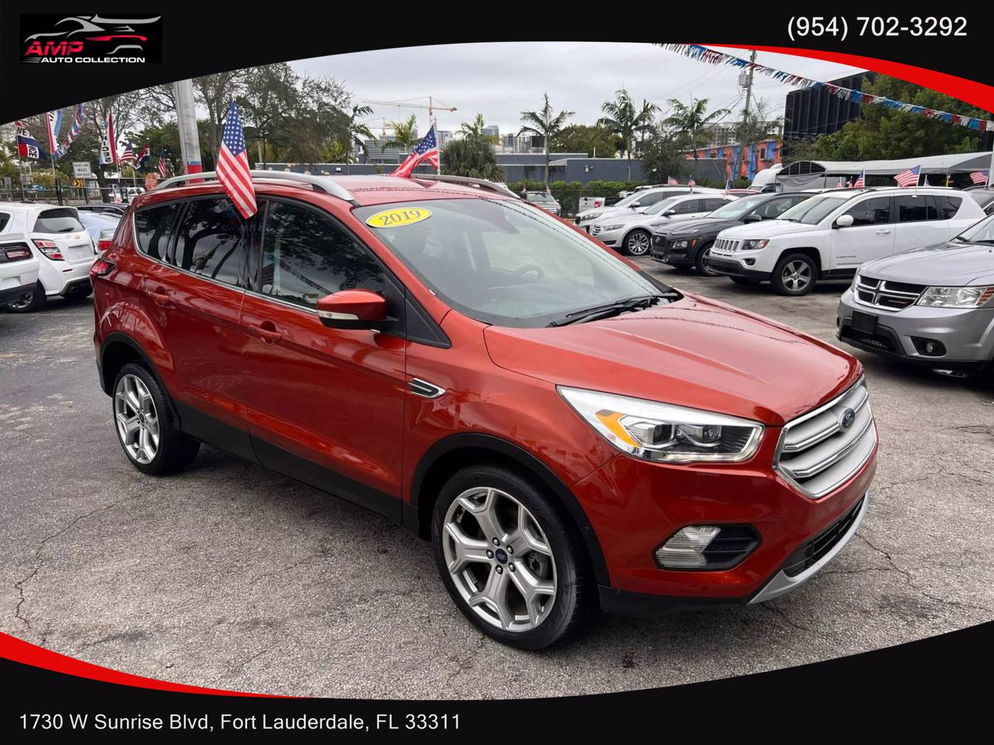 2019 Ford Escape Titanium — SUV — 123,117 mi — Fort Lauderdale, FL