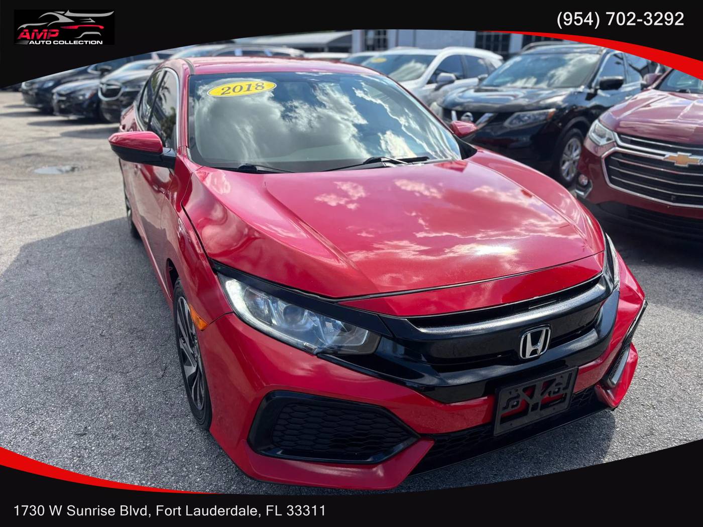 2018 Honda Civic LX — Hatchback — 93,120 mi — Fort Lauderdale, FL