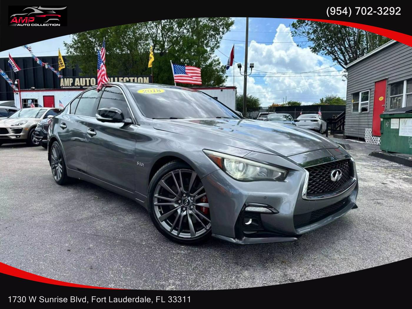 2018 INFINITI Q50 RED SPORT 400 — Sedan — 98,588 mi — Fort Lauderdale, FL