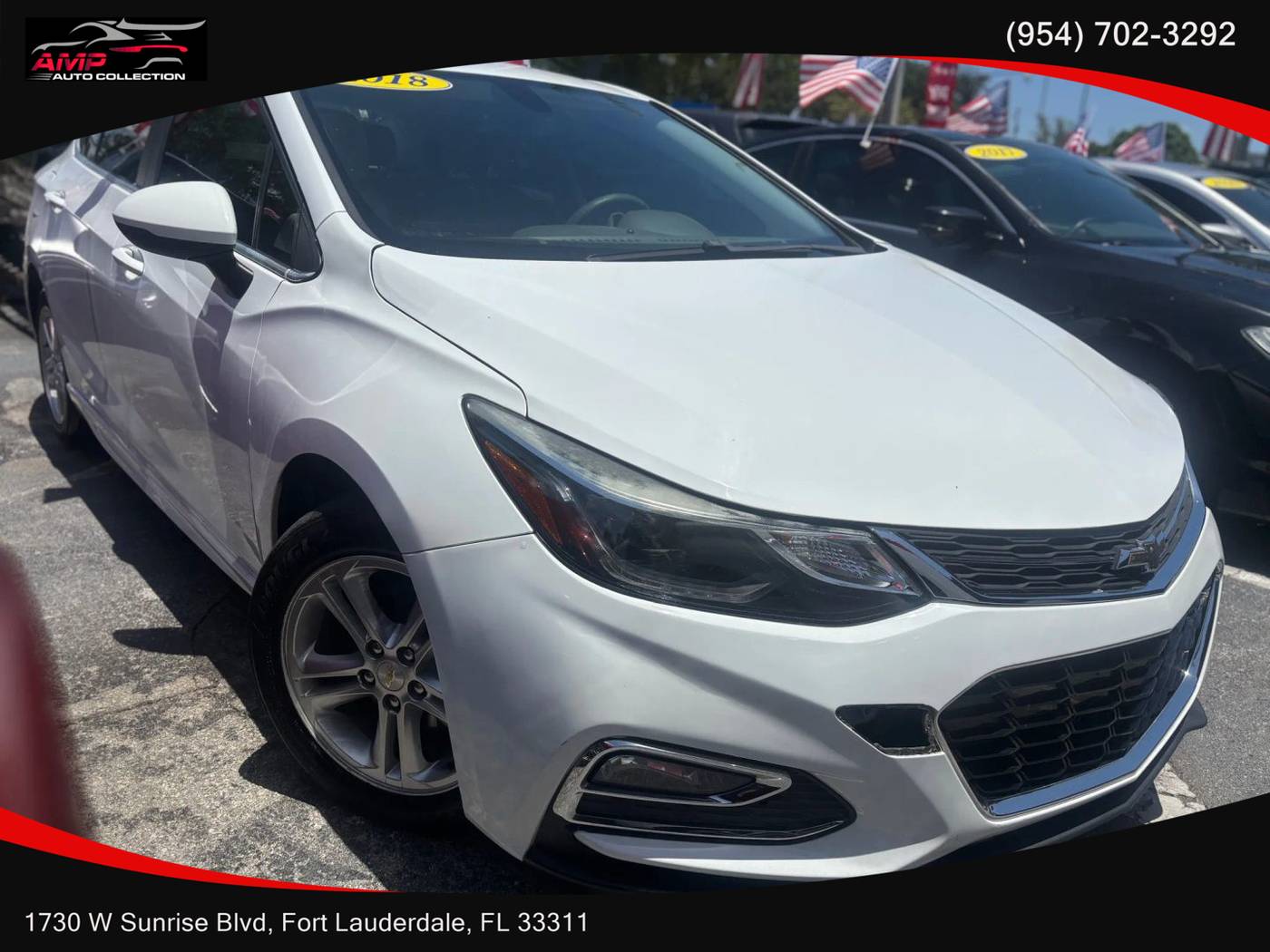 2018 Chevrolet Cruze LT — Sedan — 103,061 mi — Fort Lauderdale, FL