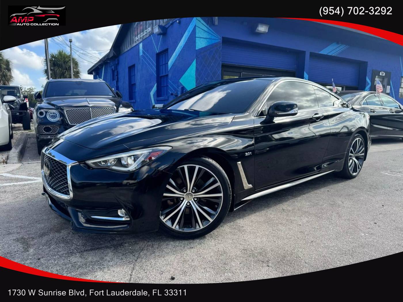 2019 INFINITI Q60 3.0t LUXE — Coupe — 70,877 mi — Fort Lauderdale, FL