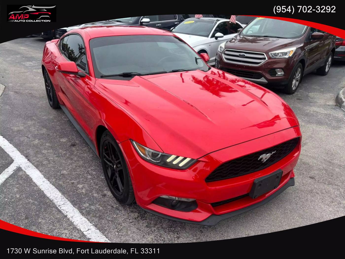 2017 Ford Mustang EcoBoost — Coupe — 68,035 mi — Fort Lauderdale, FL