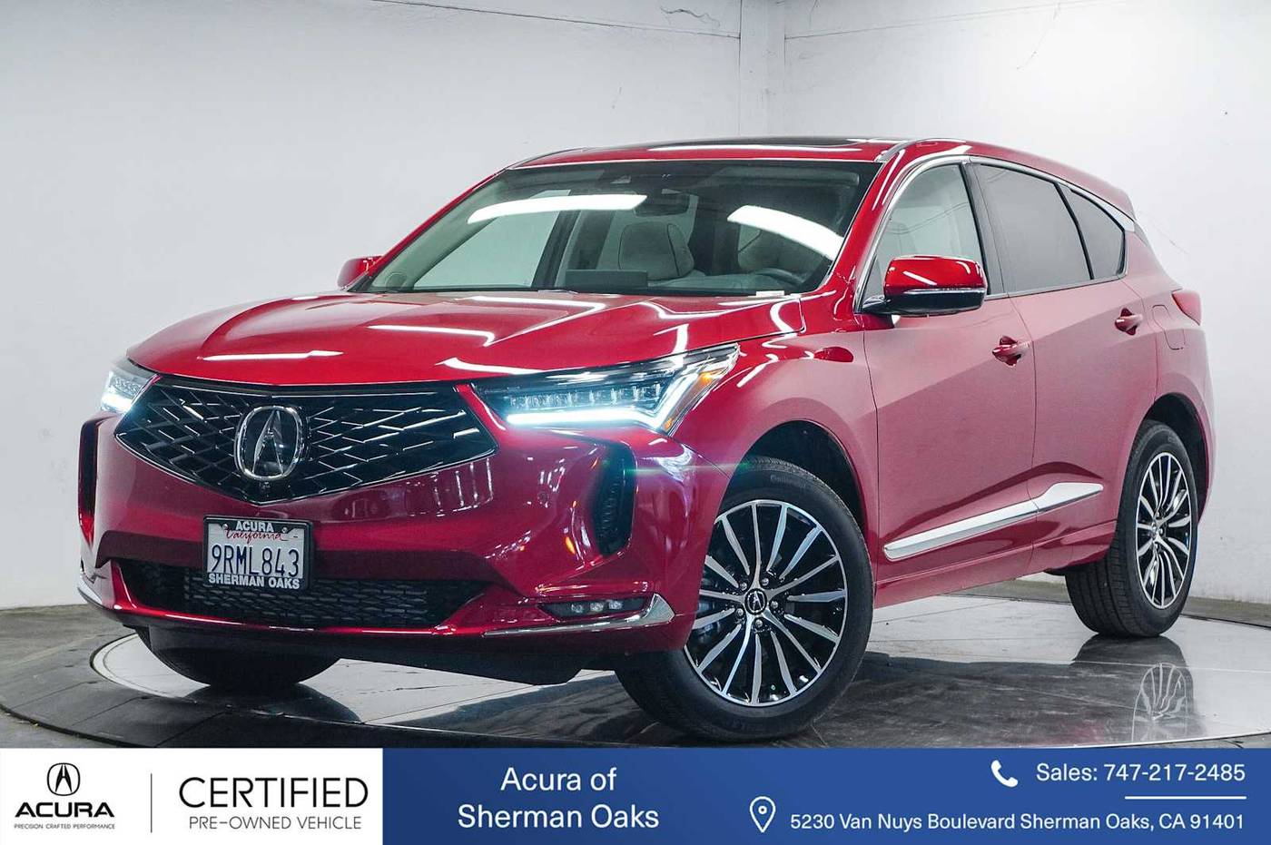 2025 Acura RDX Advance Package — SUV — 1,996 mi — Sherman Oaks, CA