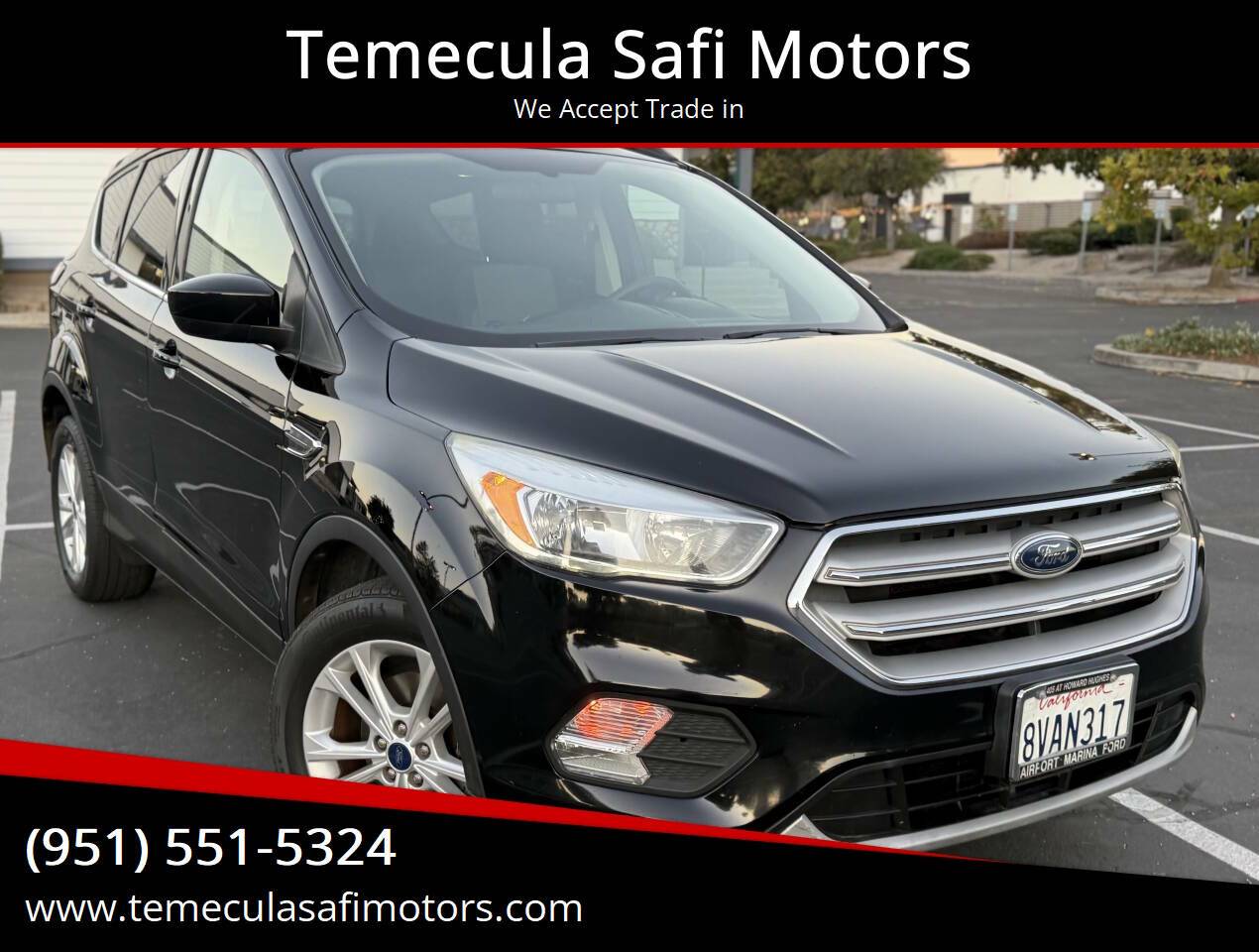 2018 Ford Escape SE — SUV — 100,810 mi — Temecula, CA