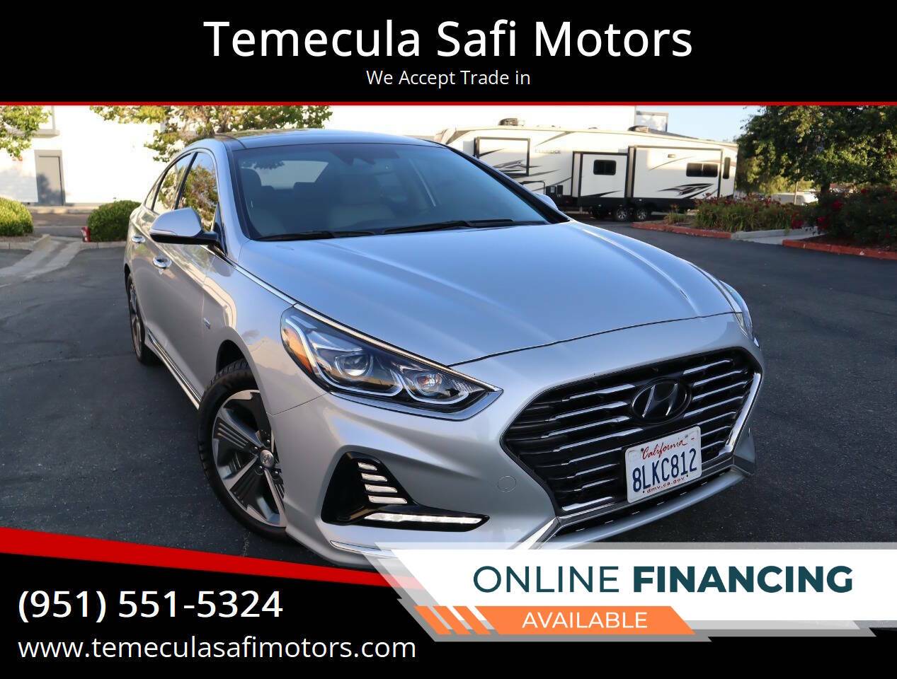 2019 Hyundai Sonata Hybrid Limited — Sedan — 42,646 mi — Temecula, CA