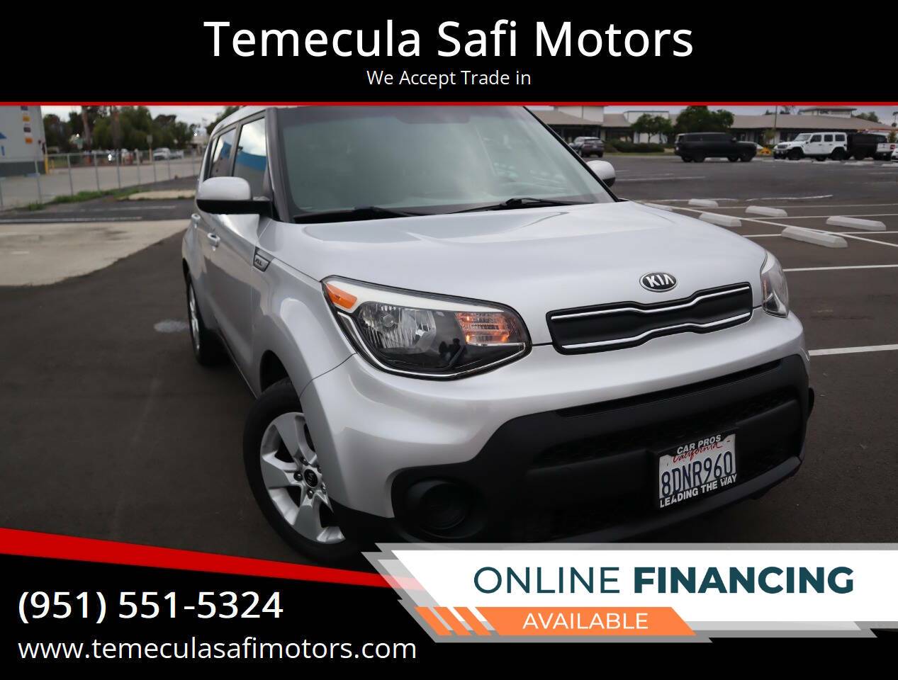 2018 Kia Soul Base — Hatchback — 64,554 mi — Temecula, CA