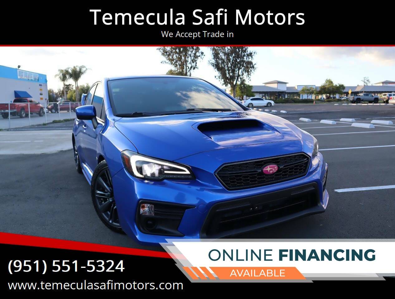 2021 Subaru WRX Standard — Sedan — 45,038 mi — Temecula, CA