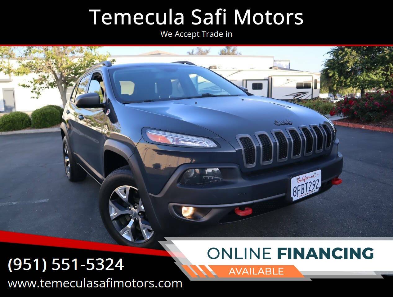2017 Jeep Cherokee Trailhawk — SUV — 51,268 mi — Temecula, CA