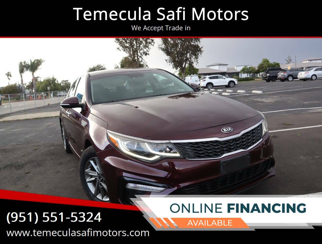 2019 Kia Optima LX — Sedan — 29,338 mi — Temecula, CA