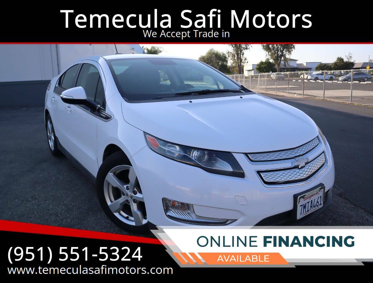 2015 Chevrolet Volt Base — Sedan — 58,399 mi — Temecula, CA