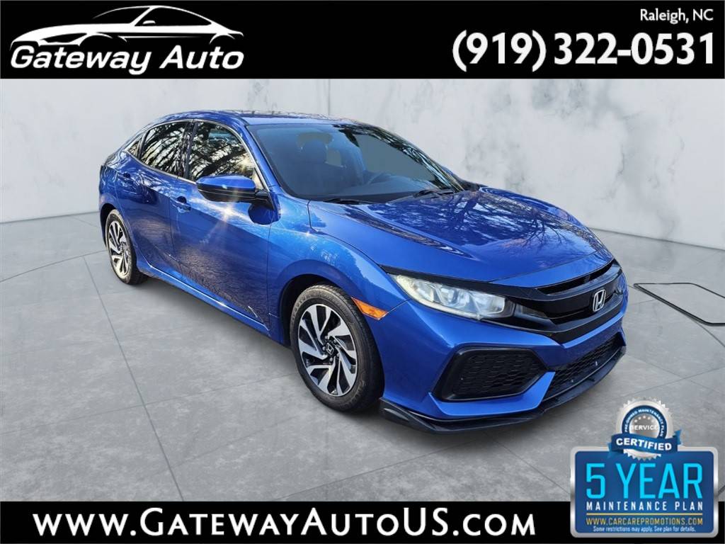 2018 Honda Civic LX — Hatchback — 66,712 mi — Raleigh, NC