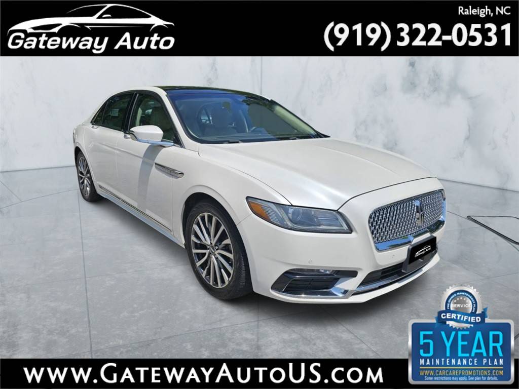 2017 Lincoln Continental Select — Sedan — 48,258 mi — Raleigh, NC