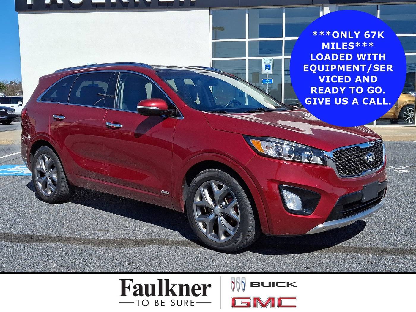 2016 Kia Sorento SX V6 — SUV — 67,487 mi — Harrisburg, PA