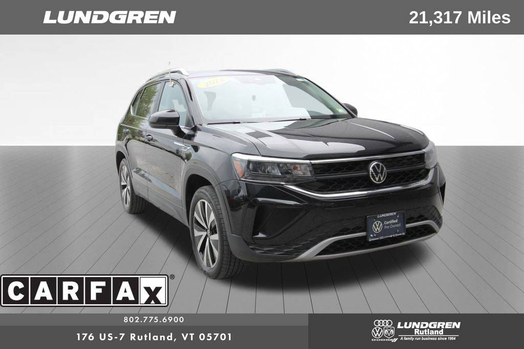 2022 Volkswagen Taos SE — SUV — 21,231 mi — Rutland, VT