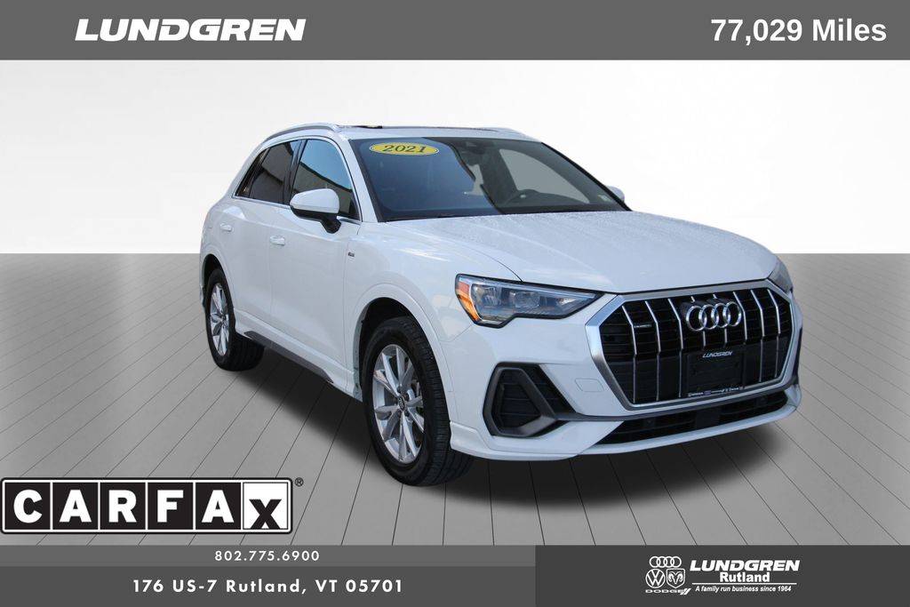 2021 Audi Q3 S line Premium — SUV — 77,029 mi — Rutland, VT