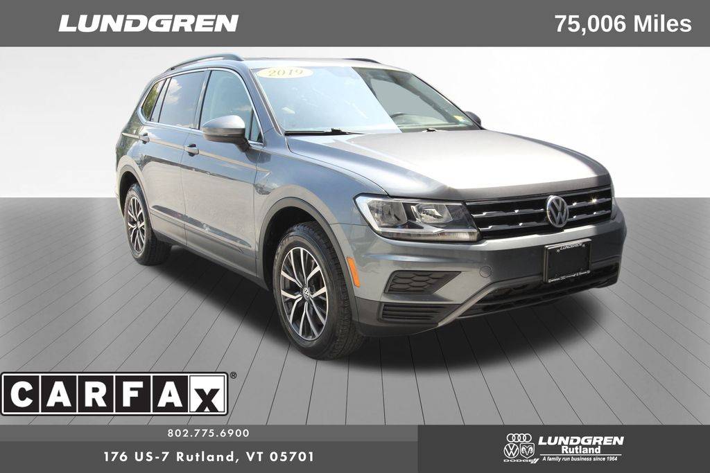 2019 Volkswagen Tiguan SE — SUV — 74,998 mi — Rutland, VT