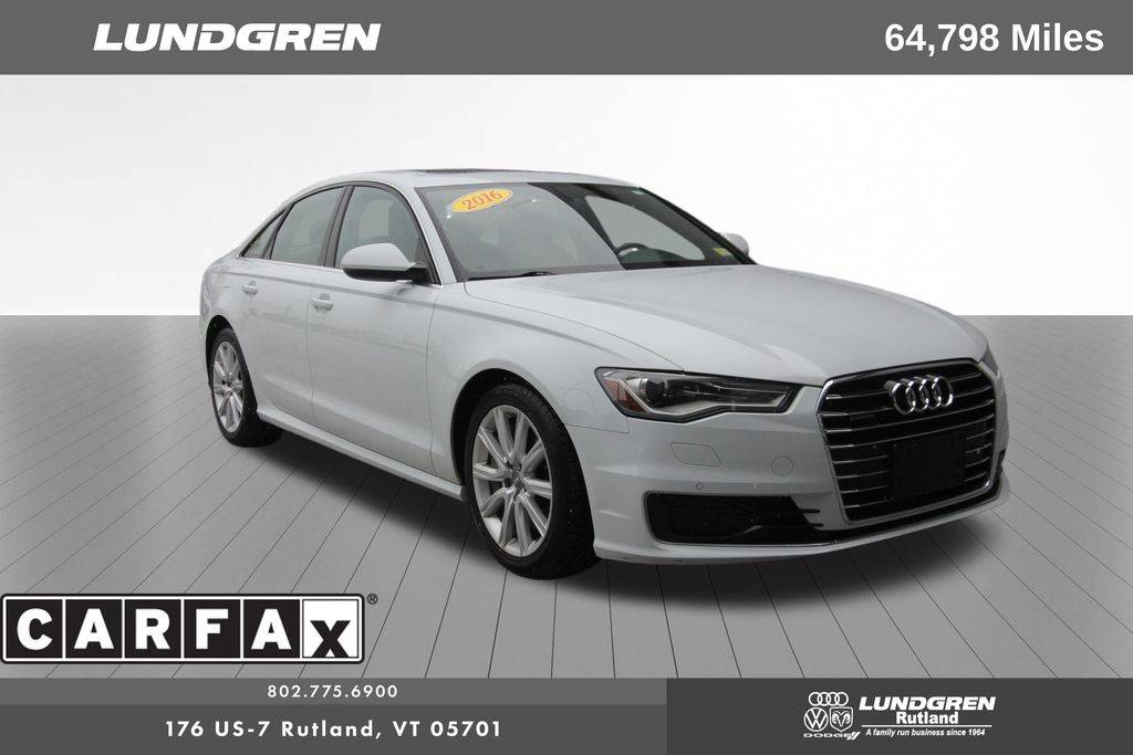 2016 Audi A6 Premium — Sedan — 64,798 mi — Rutland, VT