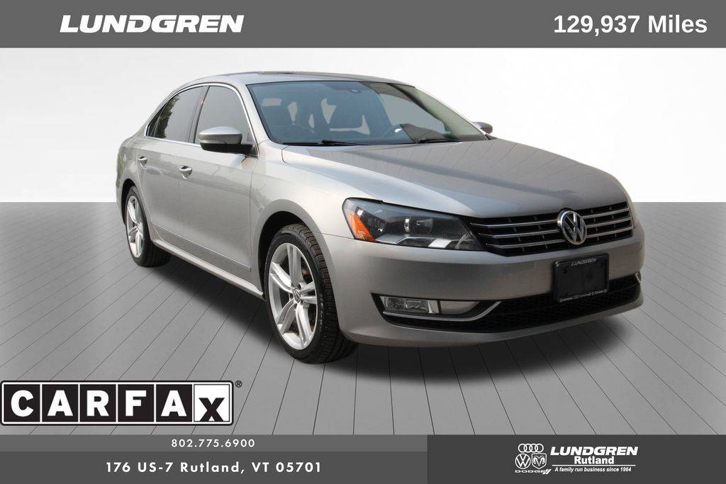 2014 Volkswagen Passat TDI SEL Premium — Sedan — 129,937 mi — Rutland, VT