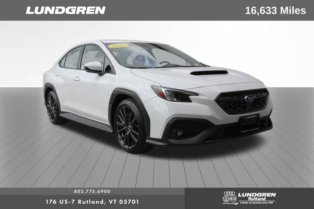 2022 Subaru WRX Premium — Sedan — 16,633 mi — Rutland, VT