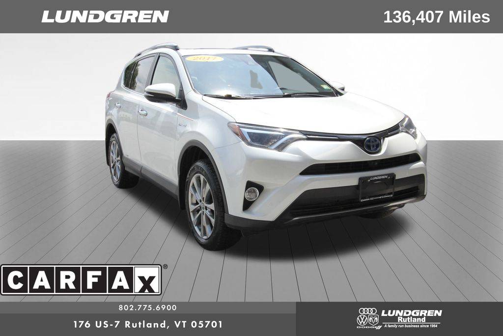 2017 Toyota RAV4 Hybrid Limited — SUV — 136,407 mi — Rutland, VT