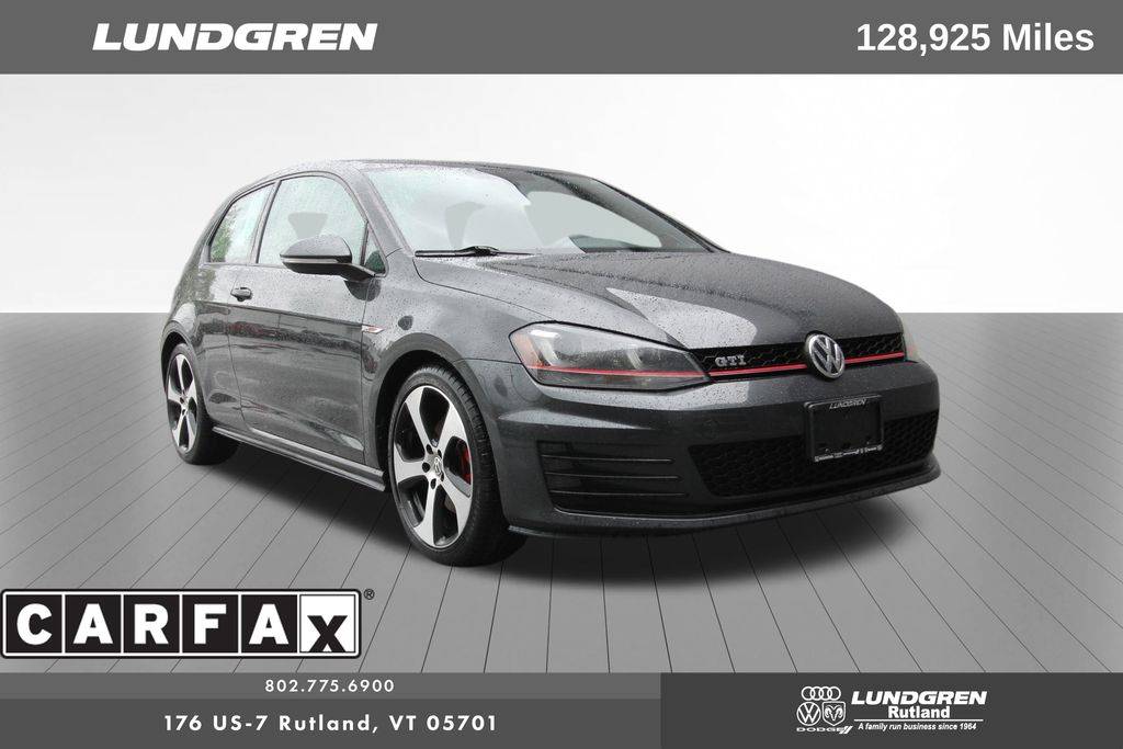 2015 Volkswagen Golf GTI SE — Hatchback — 128,925 mi — Rutland, VT